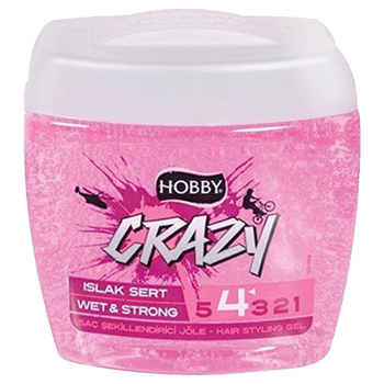 Hobby Crazy Hair Gel Wet Strong